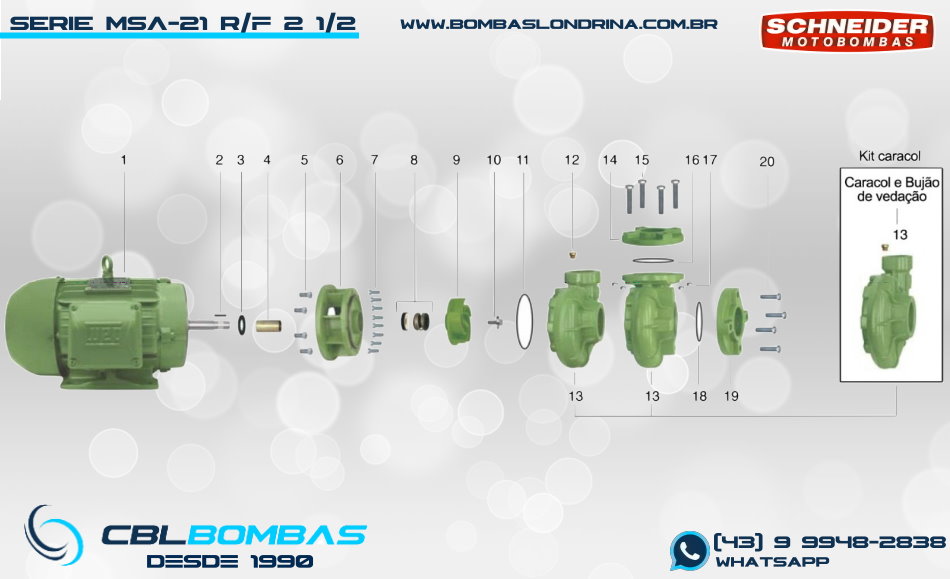 foto explosiva da bomba MSA-21 R 2 1/2