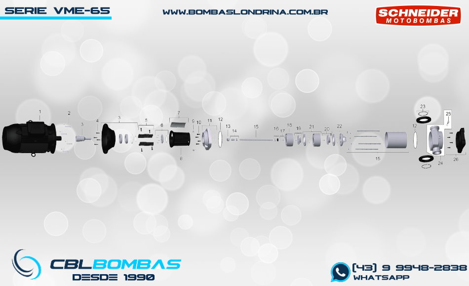foto explosiva da bomba VME-65